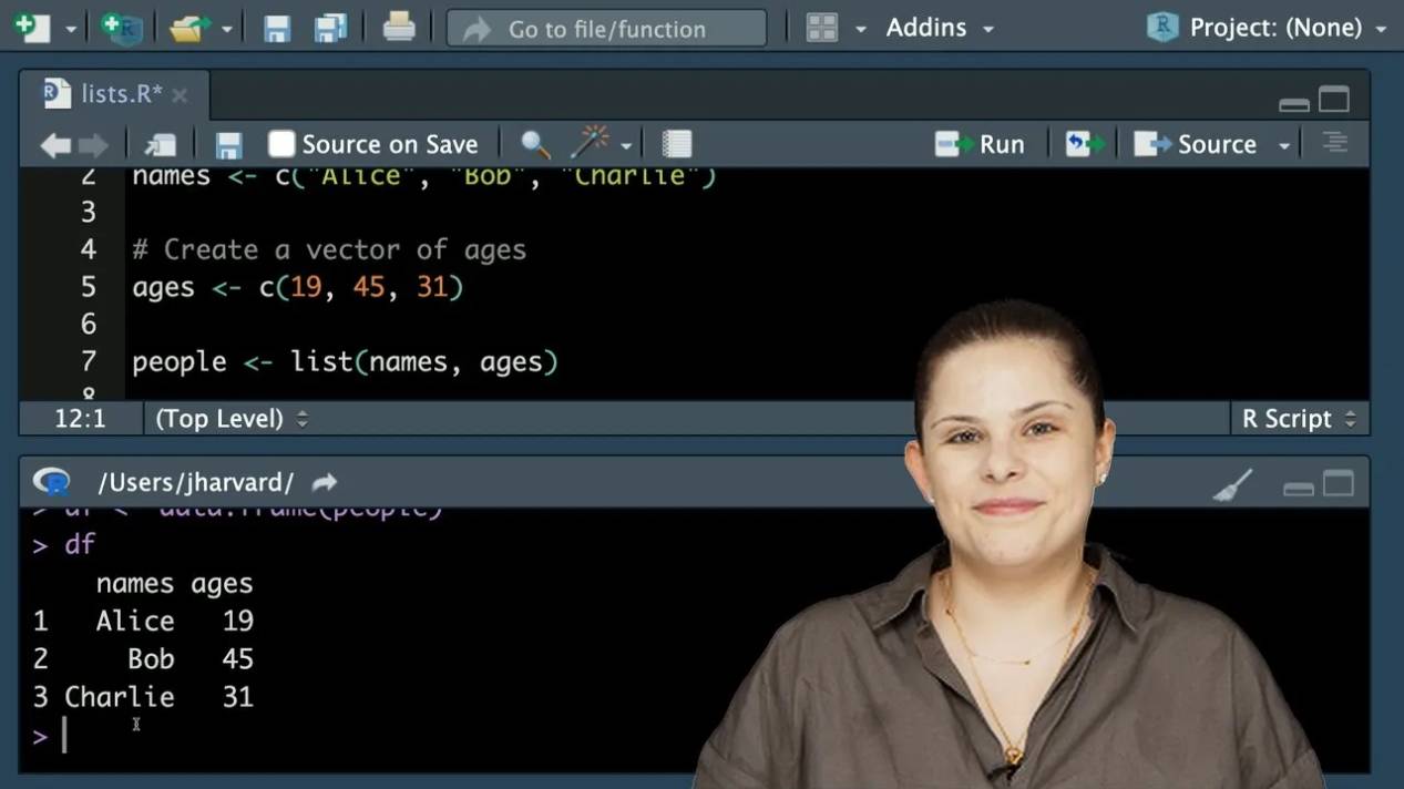 Practice 2.1 - Lists - Introduction to Programming with R - Harvard University смотреть онлайн