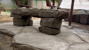 декоративный камень  из  арт бетона   мастер класс СЕРГЕЙ Pioner