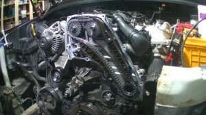 Замена цепей ГРМ Кия Соренто часть 1.