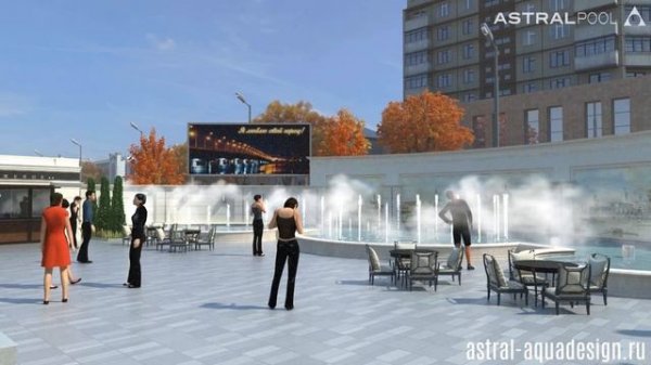 Визуализации фонтанов от компании Astral Aquadesign / Fountain visualizations from Astral Aquadesign
