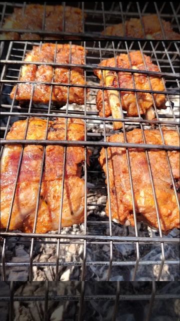 🔥Рецепт в описании.🔥Свиные ребрышки. Шашлыки🍖🍗🥩🏕️ смотреть онлайн