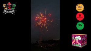 SB 131 небесное шоу 0.8х36 залпов