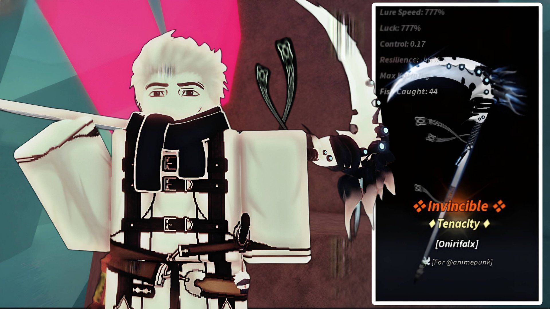 ПОЛУЧИЛ УДОЧКУ-КОСУ *ONIRIFALX* И ОНА РЕАЛЬНО СЛИШКОМ ИМБОВАЯ... | FISCH ROBLOX!