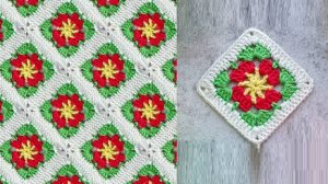 Ух ты! Такой красивый бабушкин квадратик, связанный крючком! - Вязание крючком для начинающих