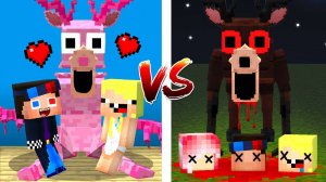 😇ДОБРЫЙ ОЛЕНЬ vs 💀ЗЛОЙ ОЛЕНЬ из 99 НОЧЕЙ В ЛЕСУ в МАЙНКРАФТ! ШЕДИ ЛЕСКА И НУБИК MINECRAFT