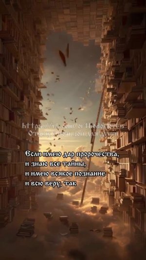 Духовные дары без любви ничто. Послания Апостола Павла.