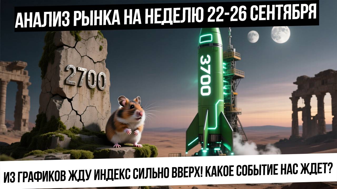 Анализ рынка на неделю 22-26 сентября. Рынок РФ ждет сильный рост?! Рубль укрепится? ГАЗ! НЕФТЬ! смотреть онлайн