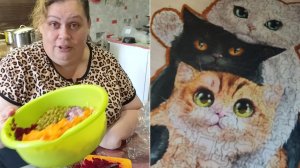 Как мы проводим субботу) Винегрет) Вкусная курочка) Красивая картина)