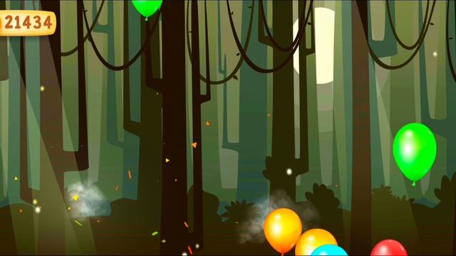 Цветные шарики для малышей лопаем #80/ Учим цвета и развиваем зрительное внимание/ развивающий мульт смотреть онлайн