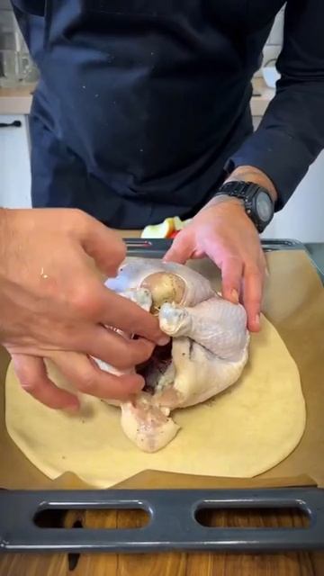 Запечённая курица в тесте смотреть онлайн