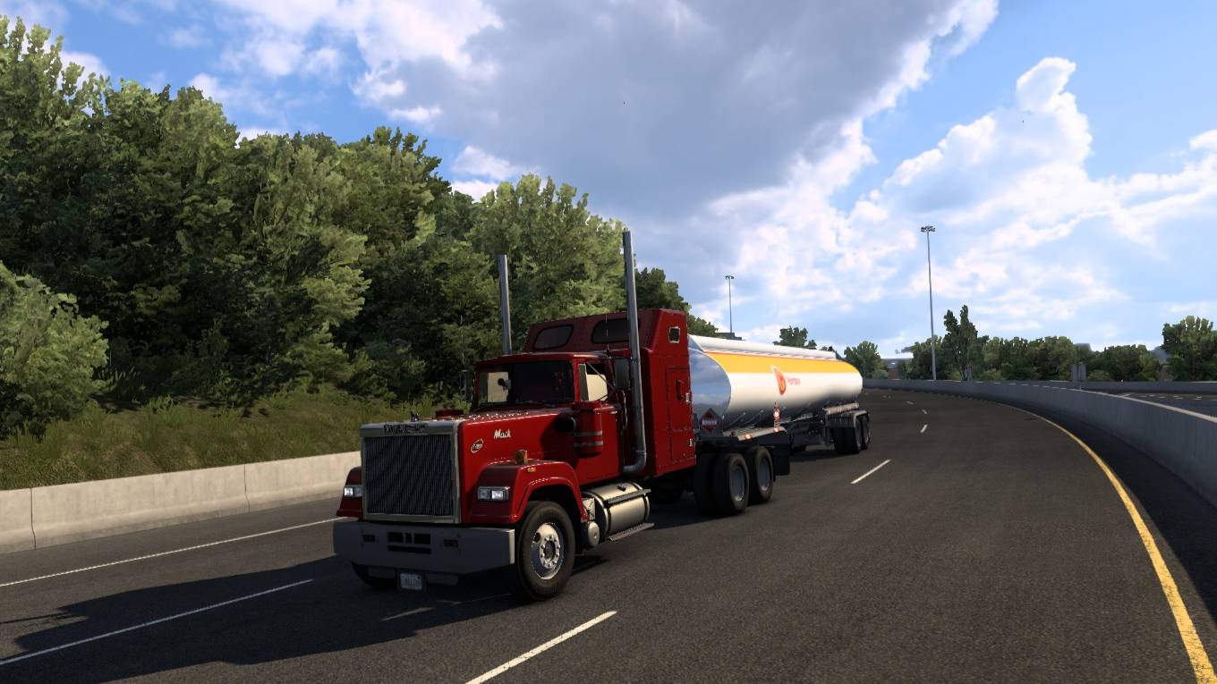 American Truck Simulator 1.55 Канзас-Сити (МО) в Топика (KS) Дизелное топливо 44 974 фнт смотреть онлайн