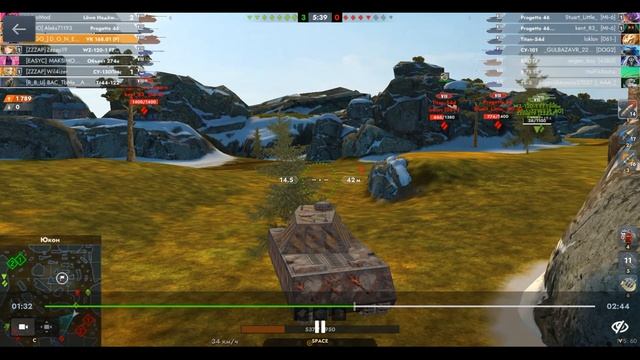 VK 168.01 (P), Юкон, 05.09.2025 02-48, Гравитация, встречный