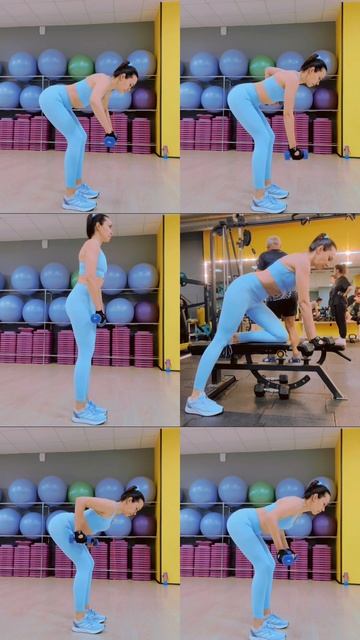 УКРЕПЛЯЕМ СПИНУ: 6 УПРАЖНЕНИЙ С ГАНТЕЛЯМИ ДЛЯ ДОМА 💪🔥