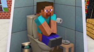 ХЕРОБРИН ВЛЮБИЛСЯ В РИСУНОК | Школа Майнкрафт | Анимация | Майнкрафт