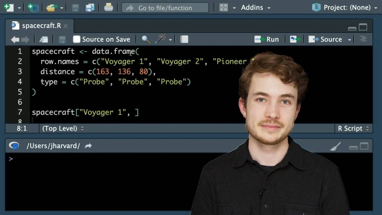 Practice 1.1 - Data Frames - Introduction to Programming with R - Harvard University смотреть онлайн