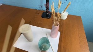 Вазочка из гипса