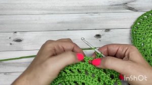 МК Круглый шоппер. Часть 3.