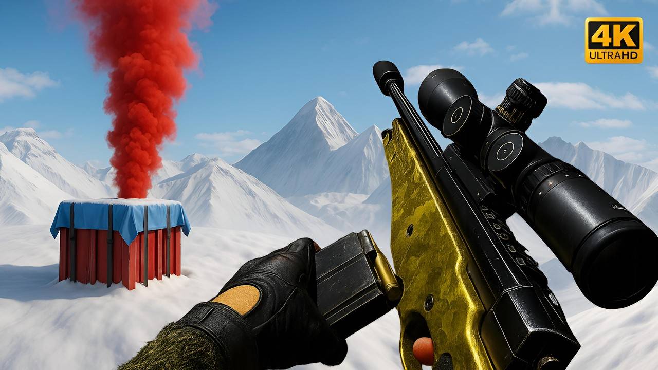 🟢 PUBG PC ： VIKENDI AWM SNIPER 4K GAMEPLAY (No Commentary) смотреть онлайн