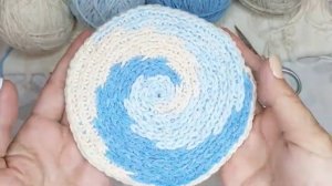 Коврик крючком