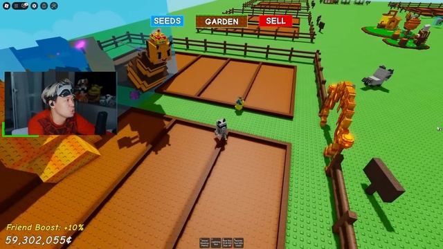 ВЫРАСТИЛ ГИГАНТ CANDY BLOSSOM в ВЫРАСТИ САД + butterfly бабочка! | GROW a GARDEN! смотреть онлайн