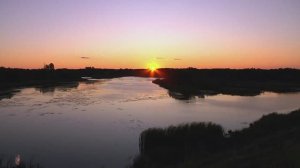 г Сызрань "без прикрас" п. Обшаровка . (1) .Восход на  левой стороне реки Волга .