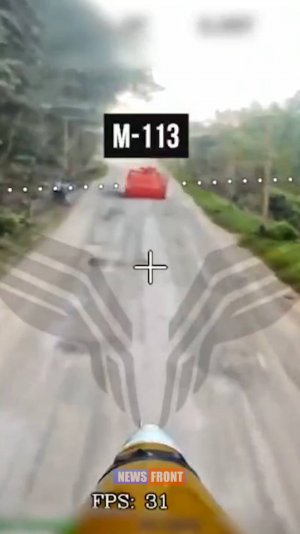 В Сумской области дрон «Рубикона» поразил БТР ВСУ