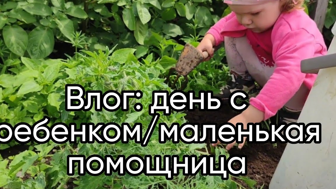 ВЛОГ: День с ребенком/Маленькая помощница.21-09-2025