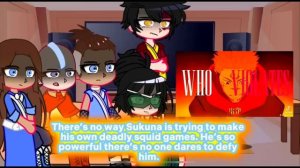 Avatar the legends of aang react to sukuna
