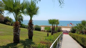 Отель Numa Club Side, Турция, Анталия, Сиде. Дорога на пляж, бар на пляже, пляж отеля НУМА. 2025