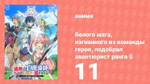Белого мага, изгнанного из команды героя, подобрал авантюрист ранга S 11 серия (аниме-сериал, 2025)