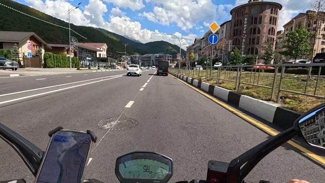 Ducati Monster 797 в горах Сочи. Часть 1 (Эсто-Садок) смотреть онлайн