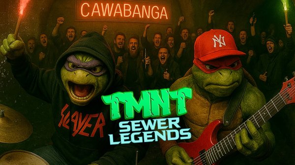 TMNT - Sewer Legends (djent ai-music video)