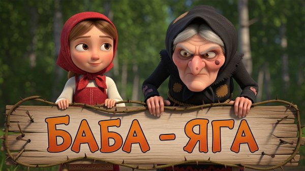 Сказка на ночь: «Баба Яга» | Спокойной ночи, малыши!