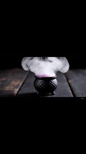 Дымящийся Коктейль "Ведьмин Котел" для кота 🧙🏻♀️ | Smoking Cat Cocktail #shorts #halloween