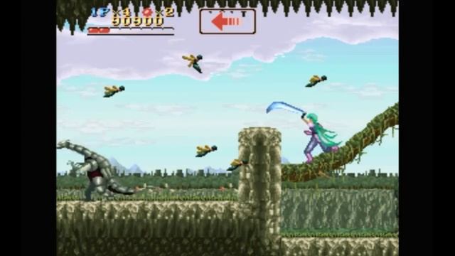Super Nintendo (Snes) 16-bit Run Saber Stage 3 Jodvalley Прохождение