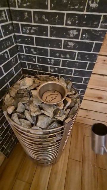 Отзыв об электрокаменке на которую можно лить воду -ЭКМ Зевс 9 кВт в отдельно стоящей бане сауне смотреть онлайн