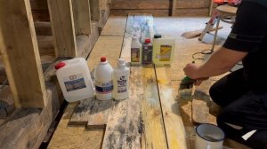 Чёрные доски снова как новые. Тест отбеливателей древесины #хочувдеревню #хутор