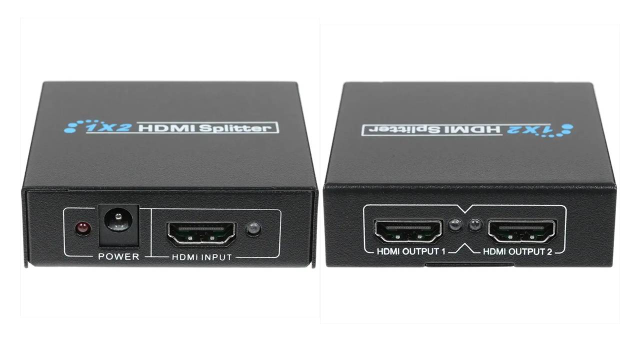 Аудио-видео HDMI сплиттер на 2 порта смотреть онлайн