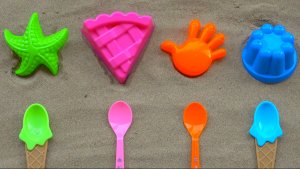 Учим Названия Цветов с Тортиком | Ладошки | Цветные Ложечками для Мороженного  | Детские  Песенки