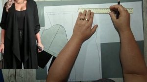 Моделирование. Накидка - очень легко и на любой размер. Выкройка № 1809.