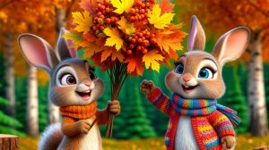 Осень Наступила + Песенки и Мультики Малышам + Животные готовятся к зиме + Весёлые Мультики Детям