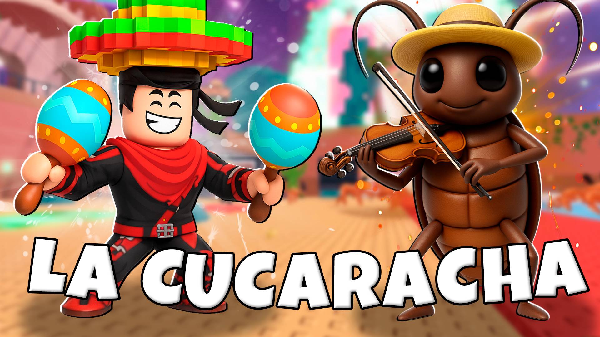 Тараканы La Cucaracha в Админ Абьюз ивент Steal a Brainrot Роблокс ! смотреть онлайн