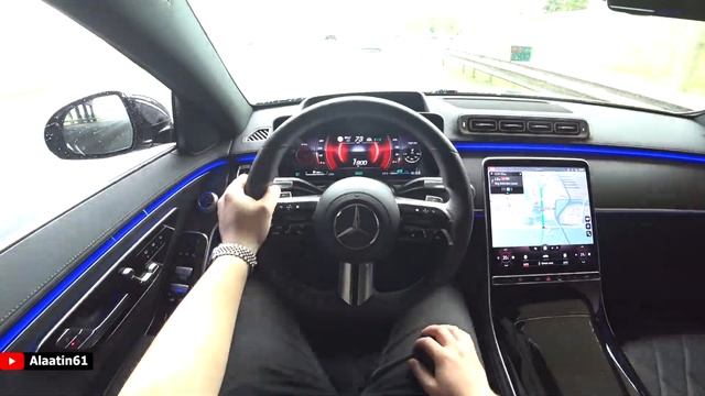 Mercedes S Class 2024 POV Test Drive смотреть онлайн