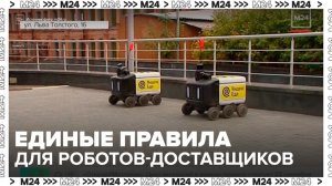 В Москве установят единые правила для роботов-доставщиков - Москва 24