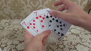 Фокус с четырьмя семёрками для начинающих.