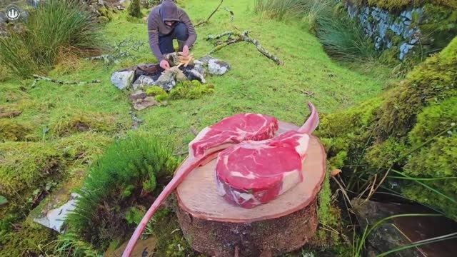 Роскошные ужины со стейками на природе смотреть онлайн