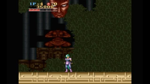 Super Nintendo (Snes) 16-bit Run Saber Stage 2 Tong City Прохождение