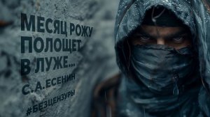 Месяц рожу полощет в луже…