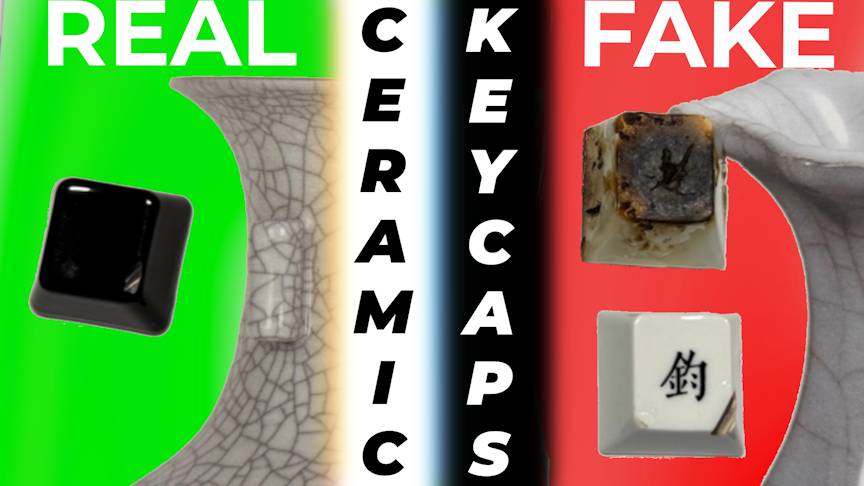 ЭТО НЕ КЕРАМИКА?! Cerakeys VS Dareu Ceramic Keycaps! смотреть онлайн
