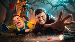 ШОУ ХРИПЛЫХ! ПРИВЕТ СОСЕД ЖДЕТ ТАИНСТВЕННЫЙ ЛЕС ДОРС 3 РОБЛОКС! ИГРА ROBLOX КООП ПРОХОЖДЕНИЕ DOORS 3